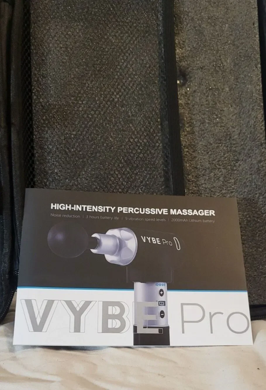Vybe PRO deep Muscle Massager Case & Attachments ONLY